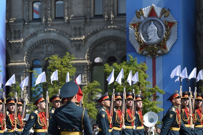Парад Победы на Красной площади в Москве