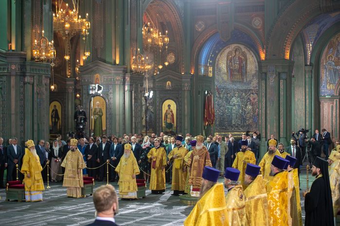 Торжественная церемония освящения Главного храма Вооружённых Сил Российской Федерации