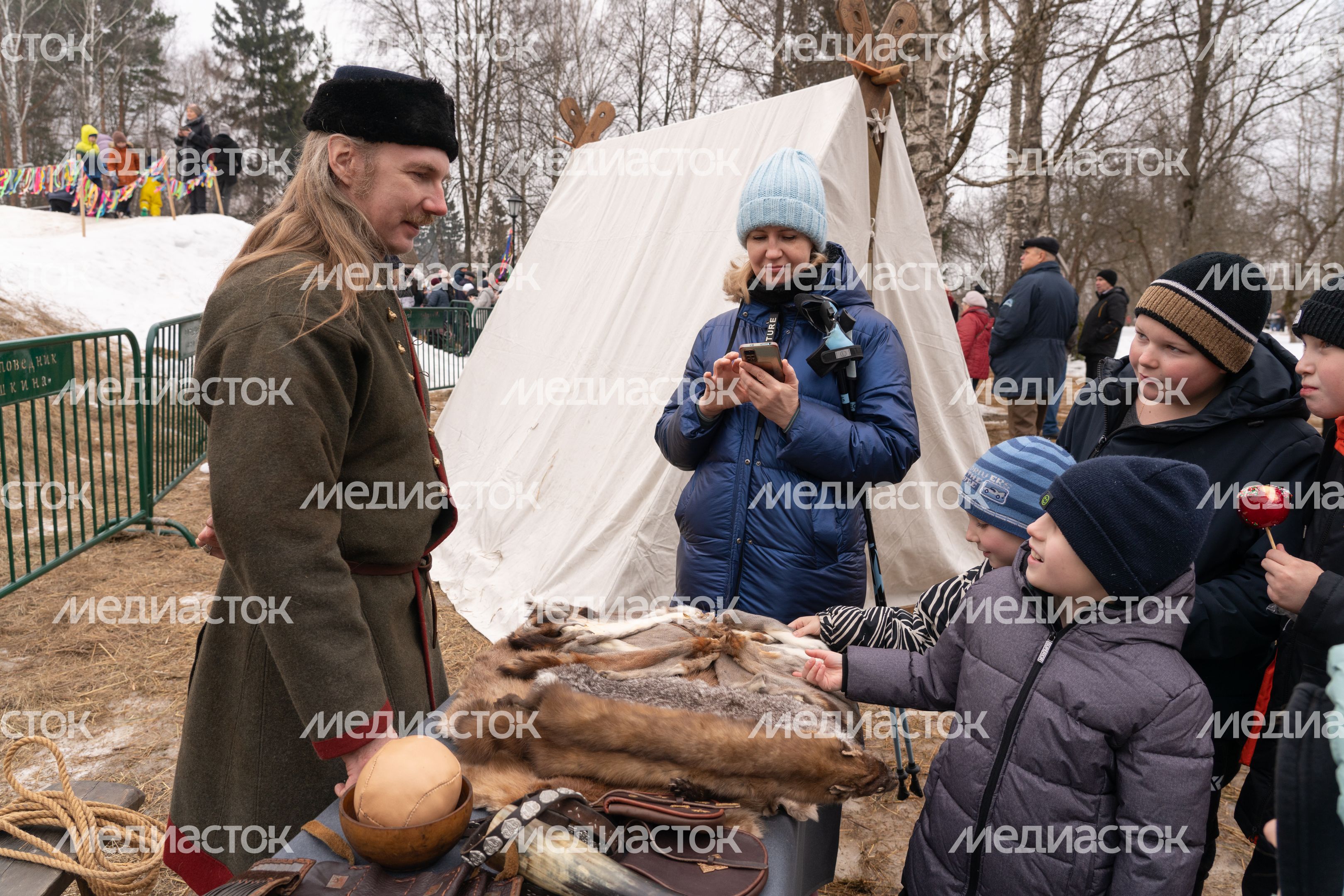 Масленица в парке "Захарово". Одинцовский округ