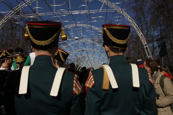 Парад в честь Дня святого Патрика в парке «Сокольники» в Москве