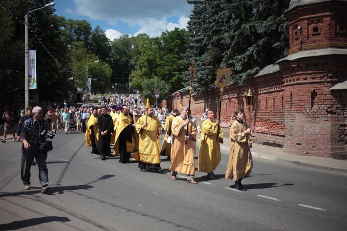 Открытие памятника святым Петру и Февронии в Сергиевом Посаде