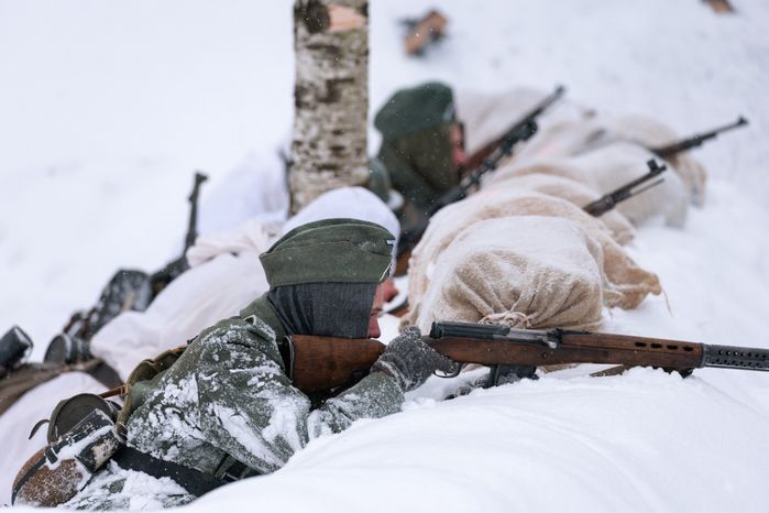 Военно-историческая реконструкция "Бои под Клином"