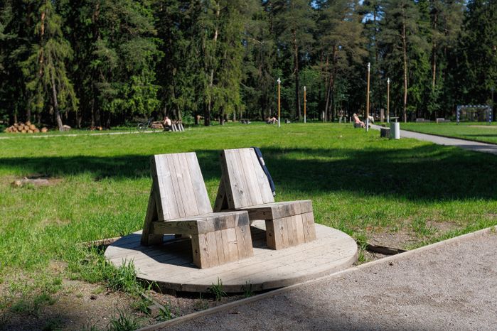 Весна в лесопарке «Северный» в Пушкино