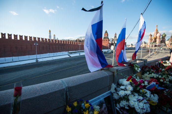 Марш памяти убитого политика Бориса Немцова в Москве