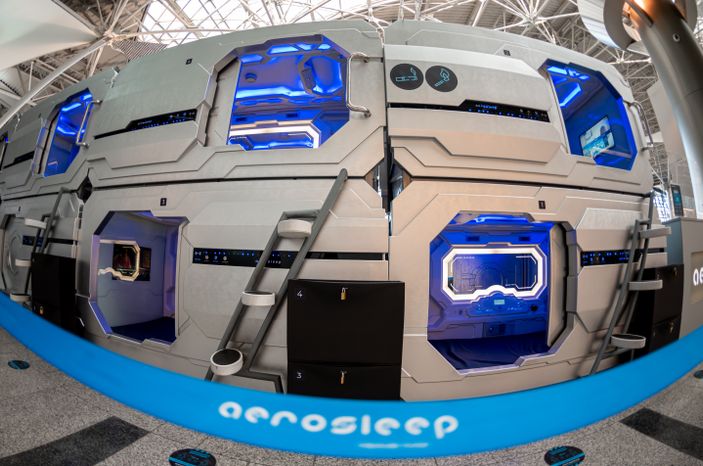 Виды Капсульного отеля Aerosleep в аэропорту Внуково