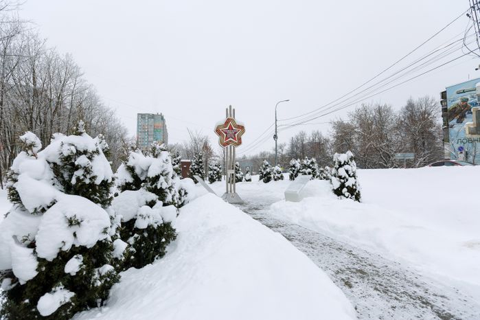 Мемориальный комплекс «Лобненский рубеж» в сквере Защитников Москвы в Лобне