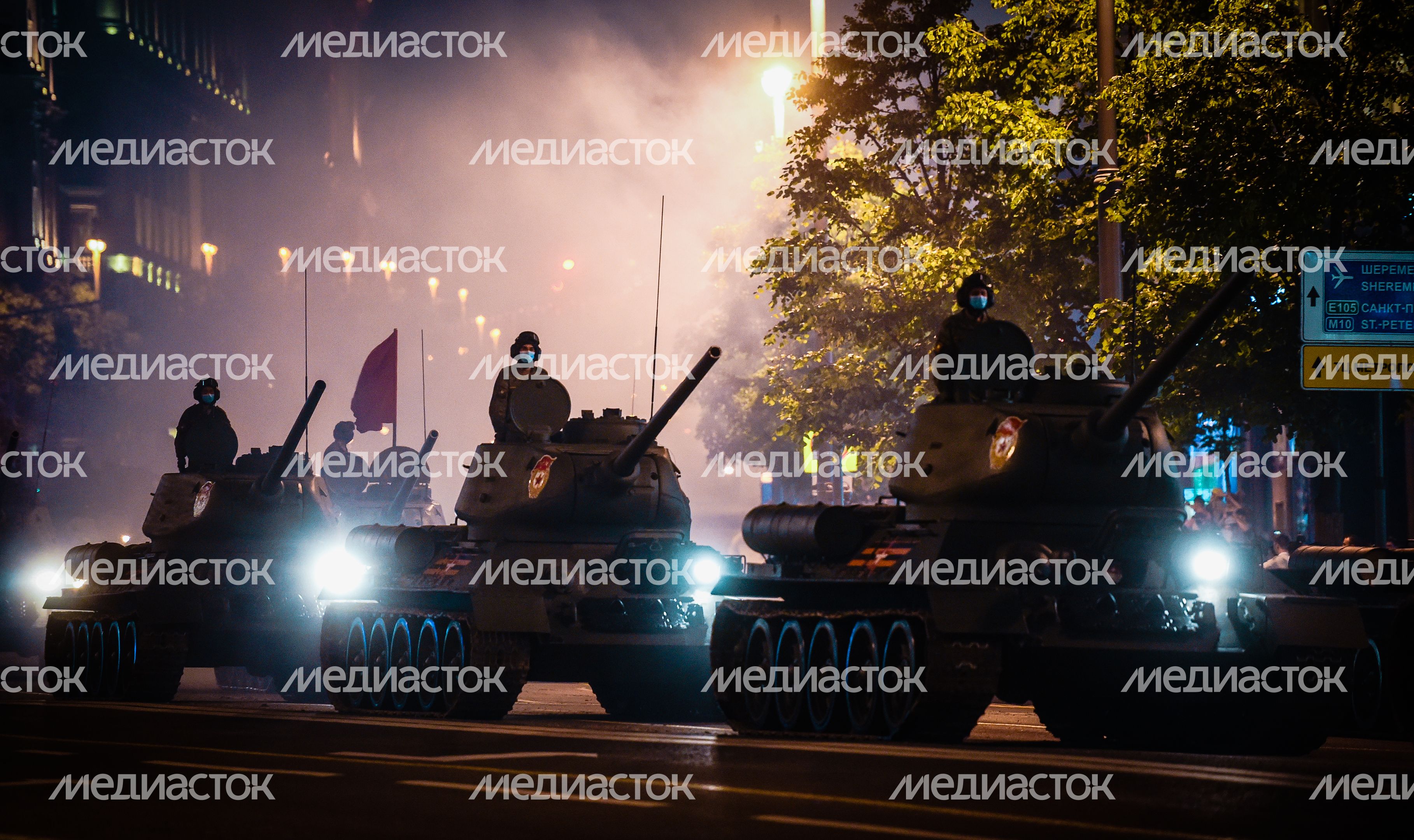 Вторая репетиция парада Победы в Москве