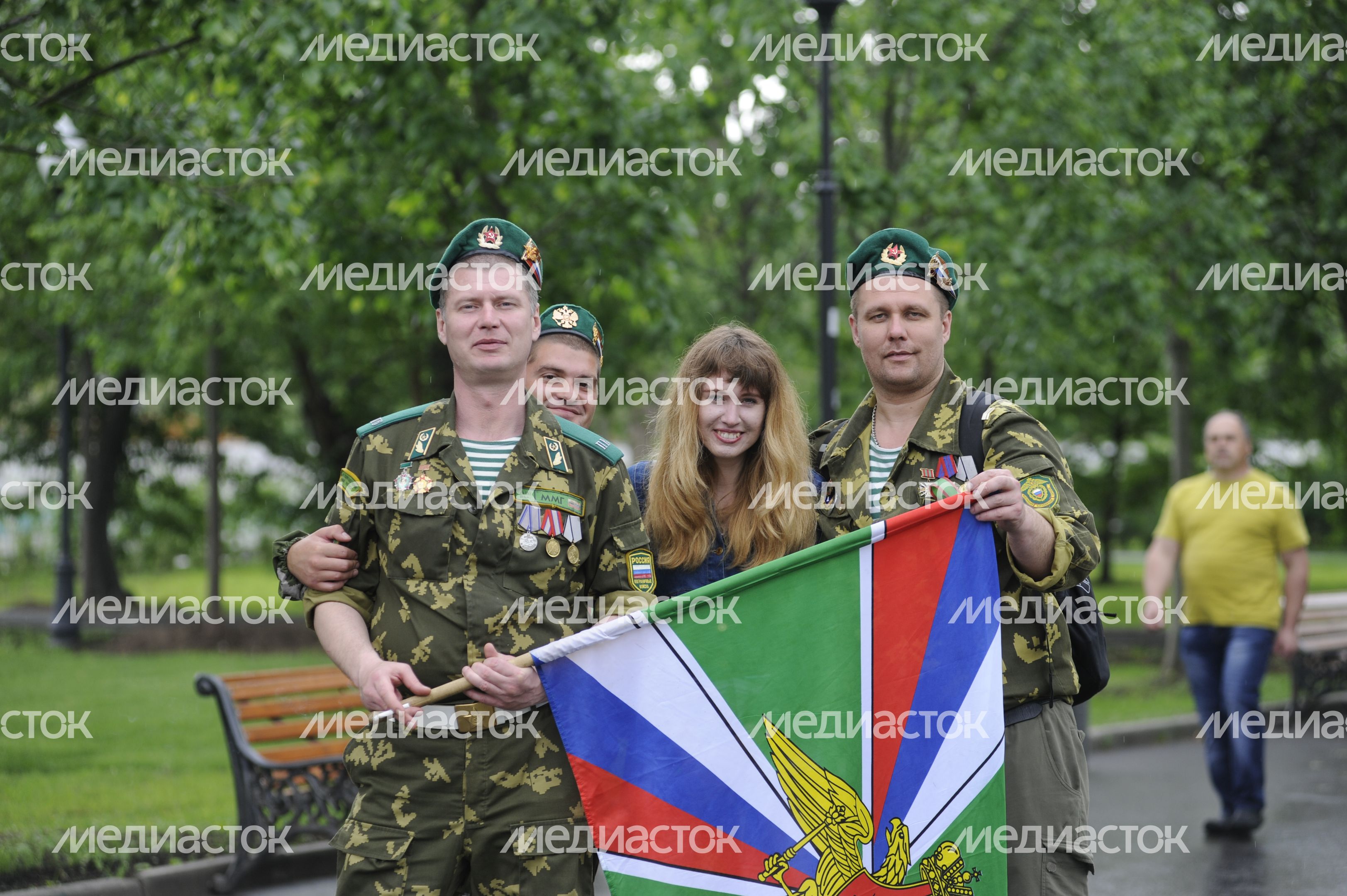 День пограничника в Москве