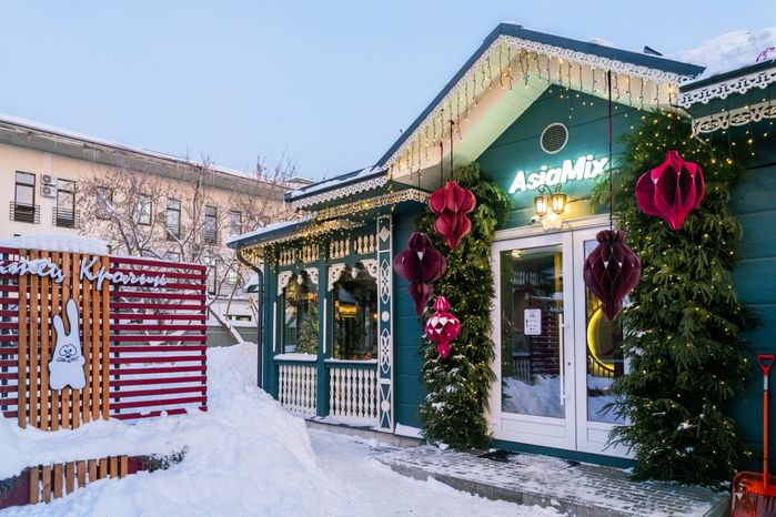 Зимние виды Звенигорода