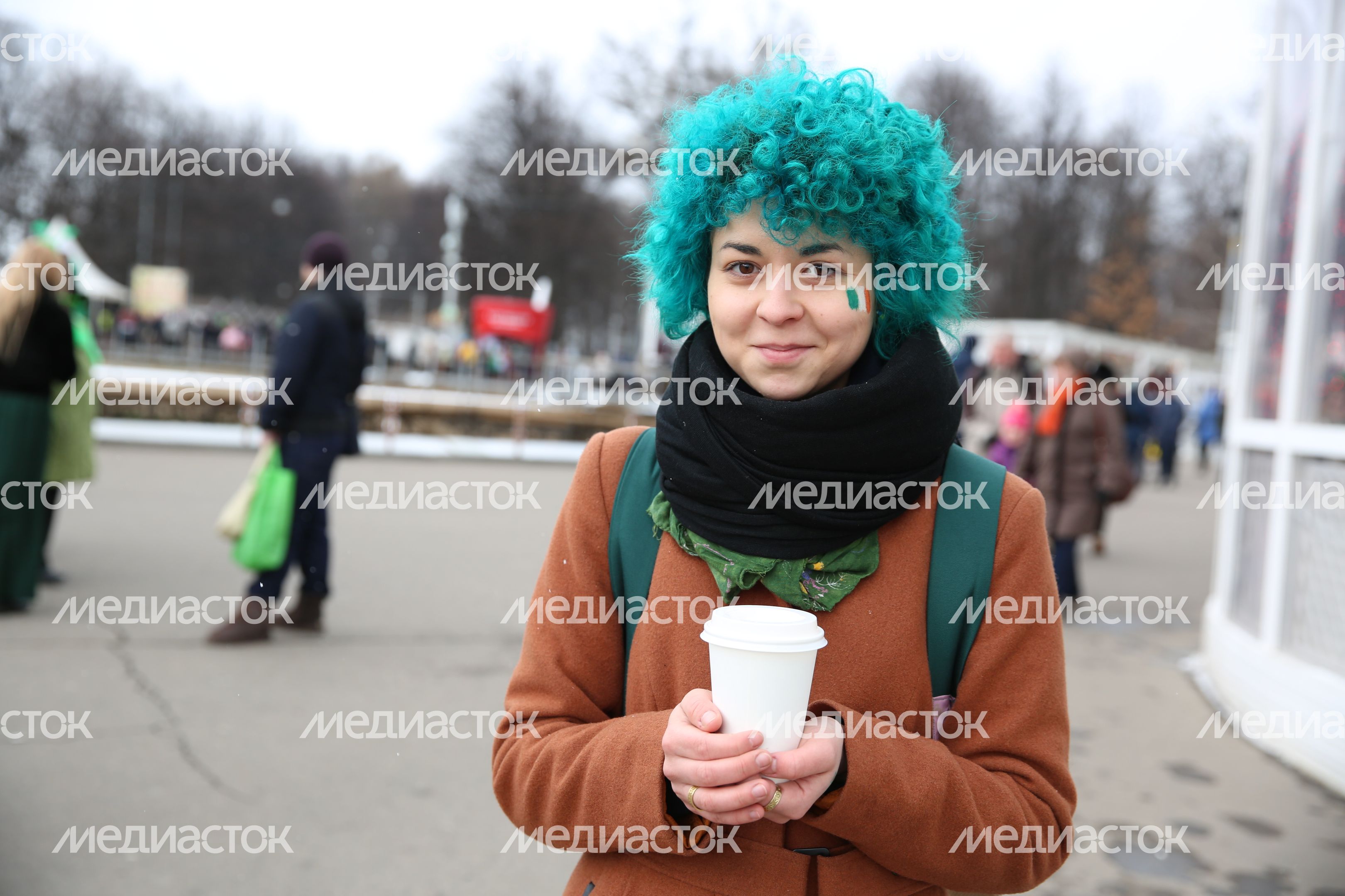 Парад в День Святого Патрика в Москве