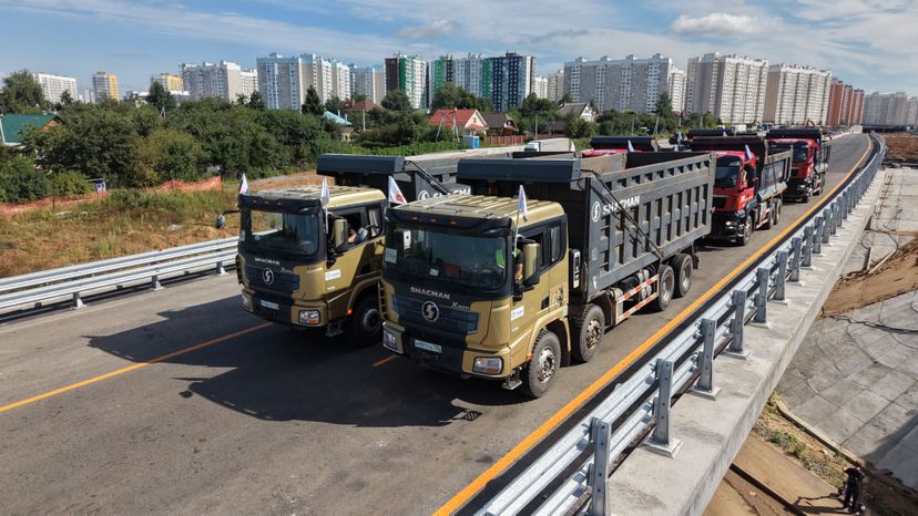 Открытие предпоследнего участка Южно-Лыткаринской автодороги