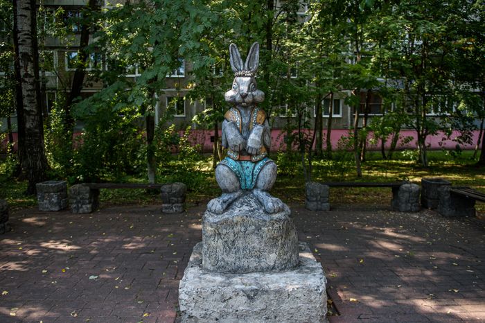 Летние виды скульптур в Раменском