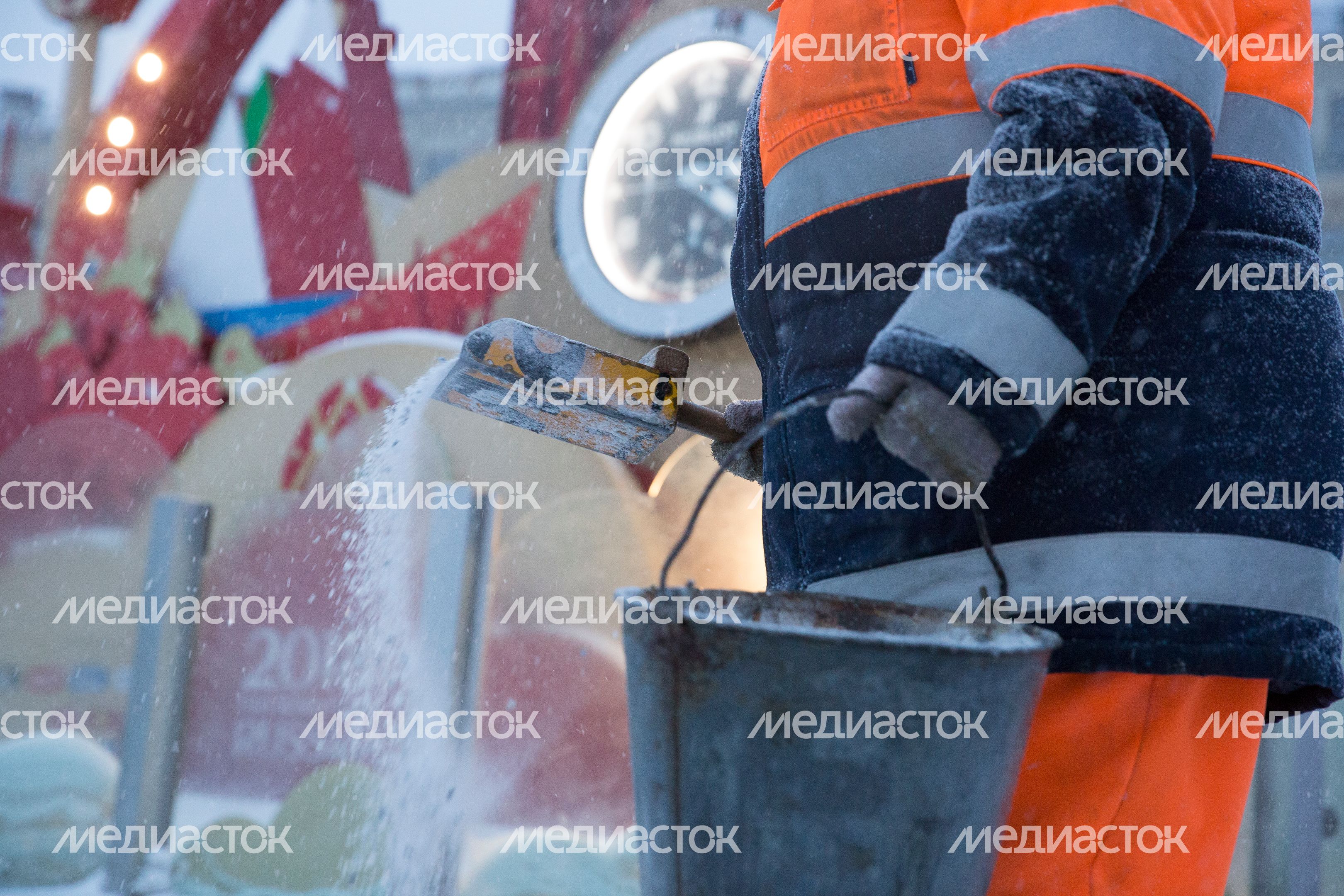 Снегопад в Москве