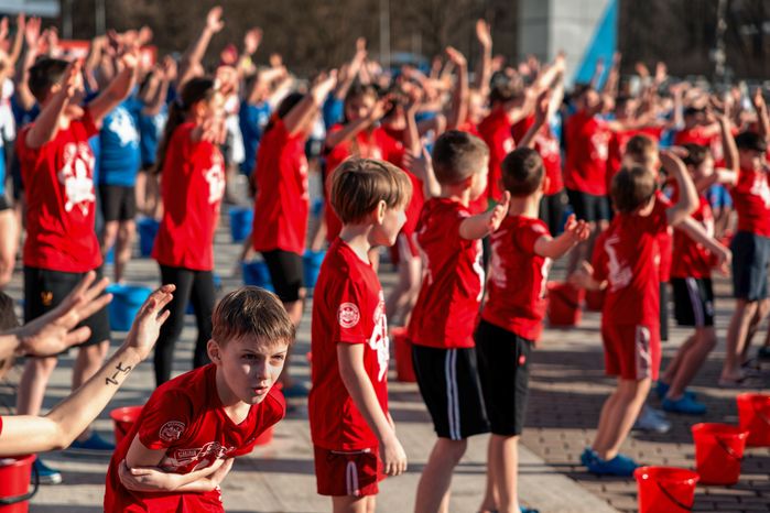 Спортивно-патриотическая акция «Быть здоровым – это модно!» в Красногорске