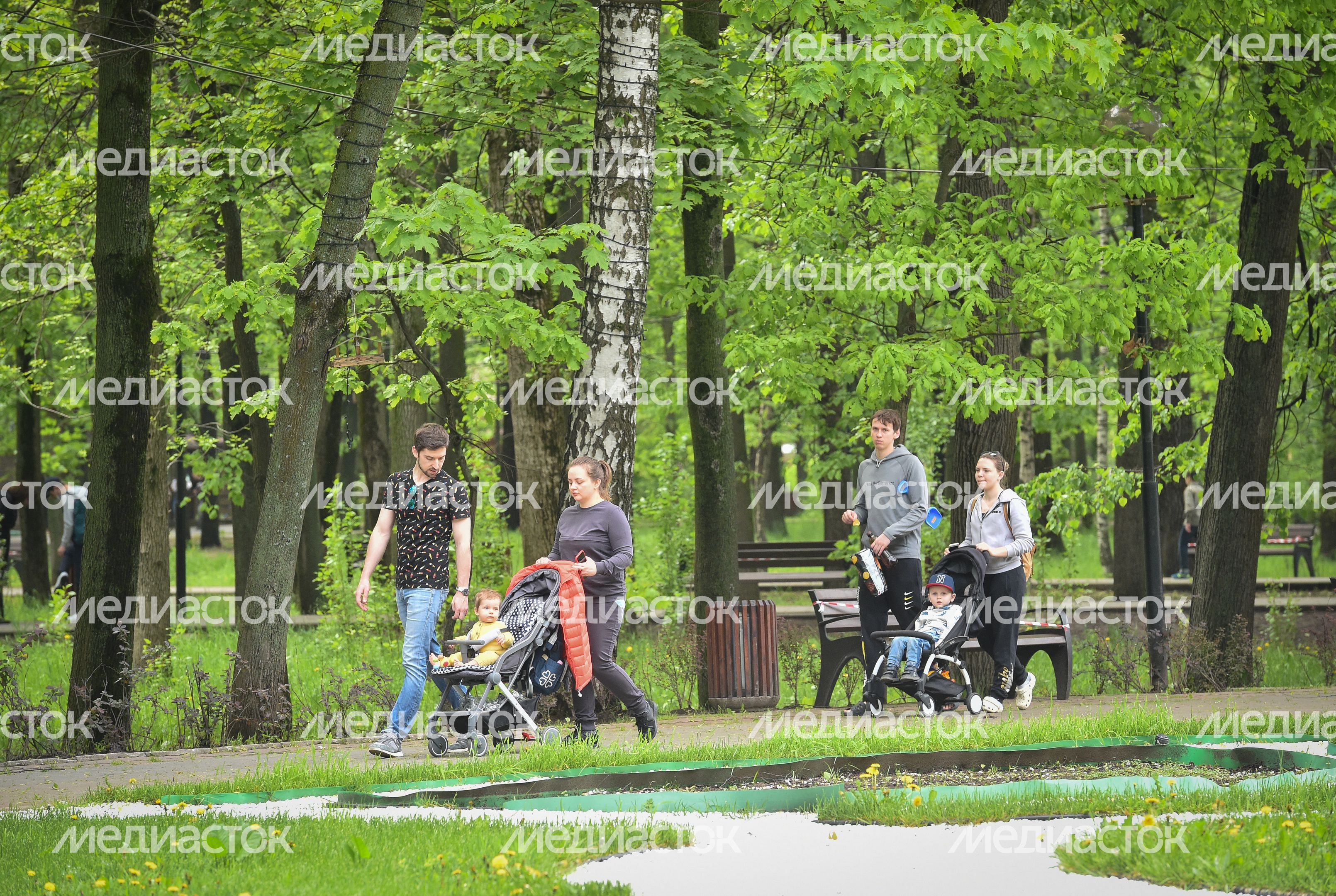 Открытие парков в Подмосковье