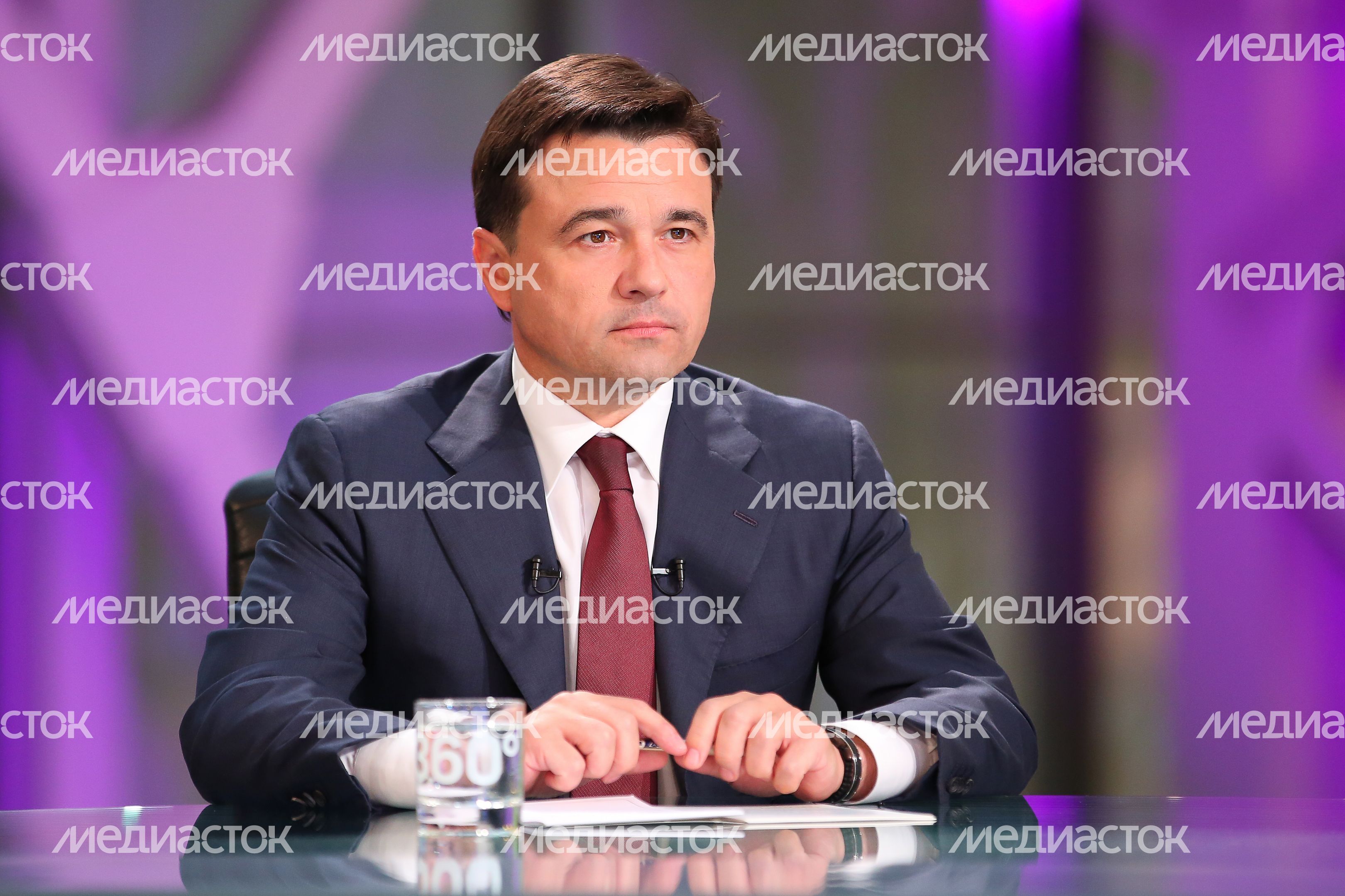 А. Воробьев в прямом эфире телеканала «360° Подмосковье»