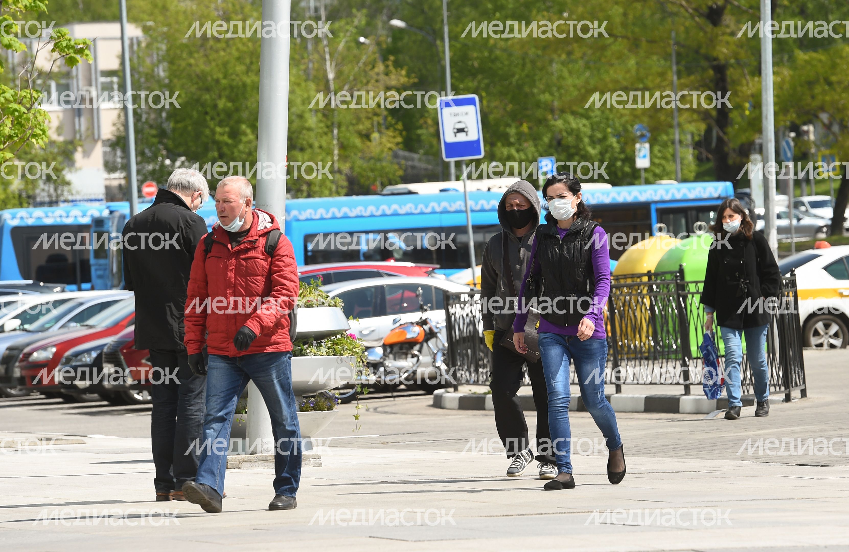 Московский регион во время «масочного режима» в связи с угрозой распространения коронавируса