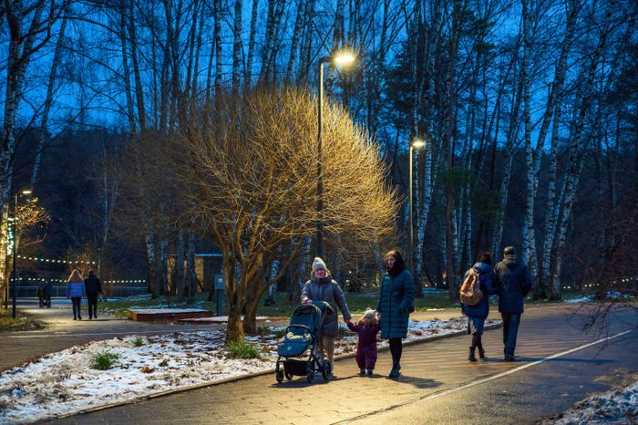 Открытие зимнего сезона в парке "Пехорка" в Балашихе
