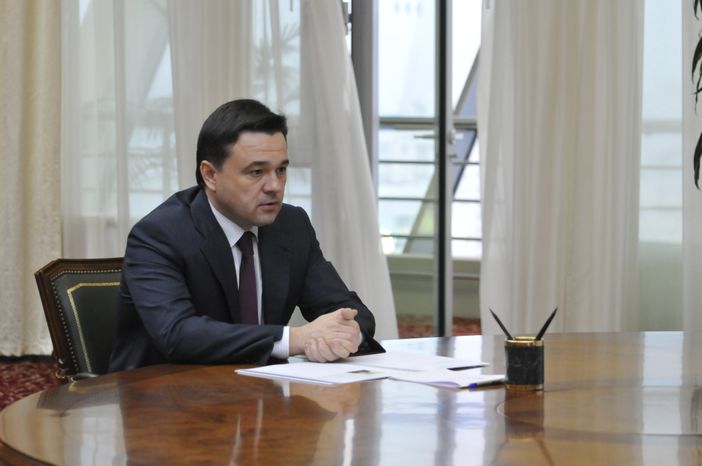Андрей Воробьев на встрече с руководством г.о. Химки