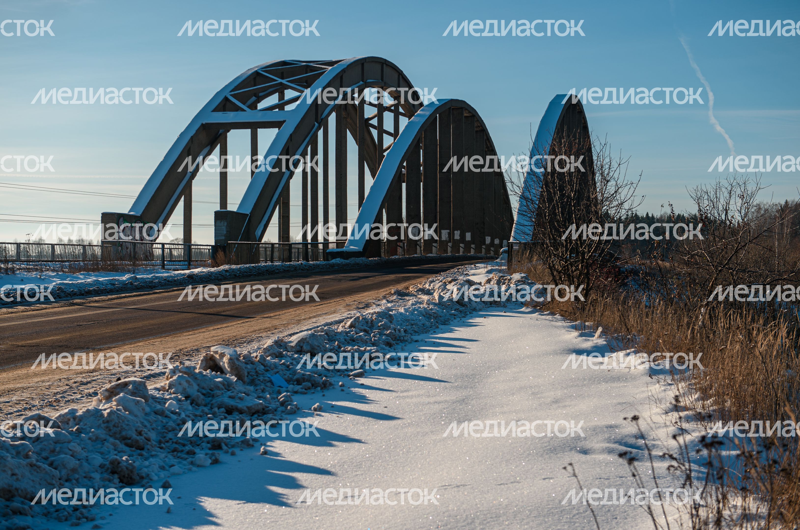Зимние виды города Калязин