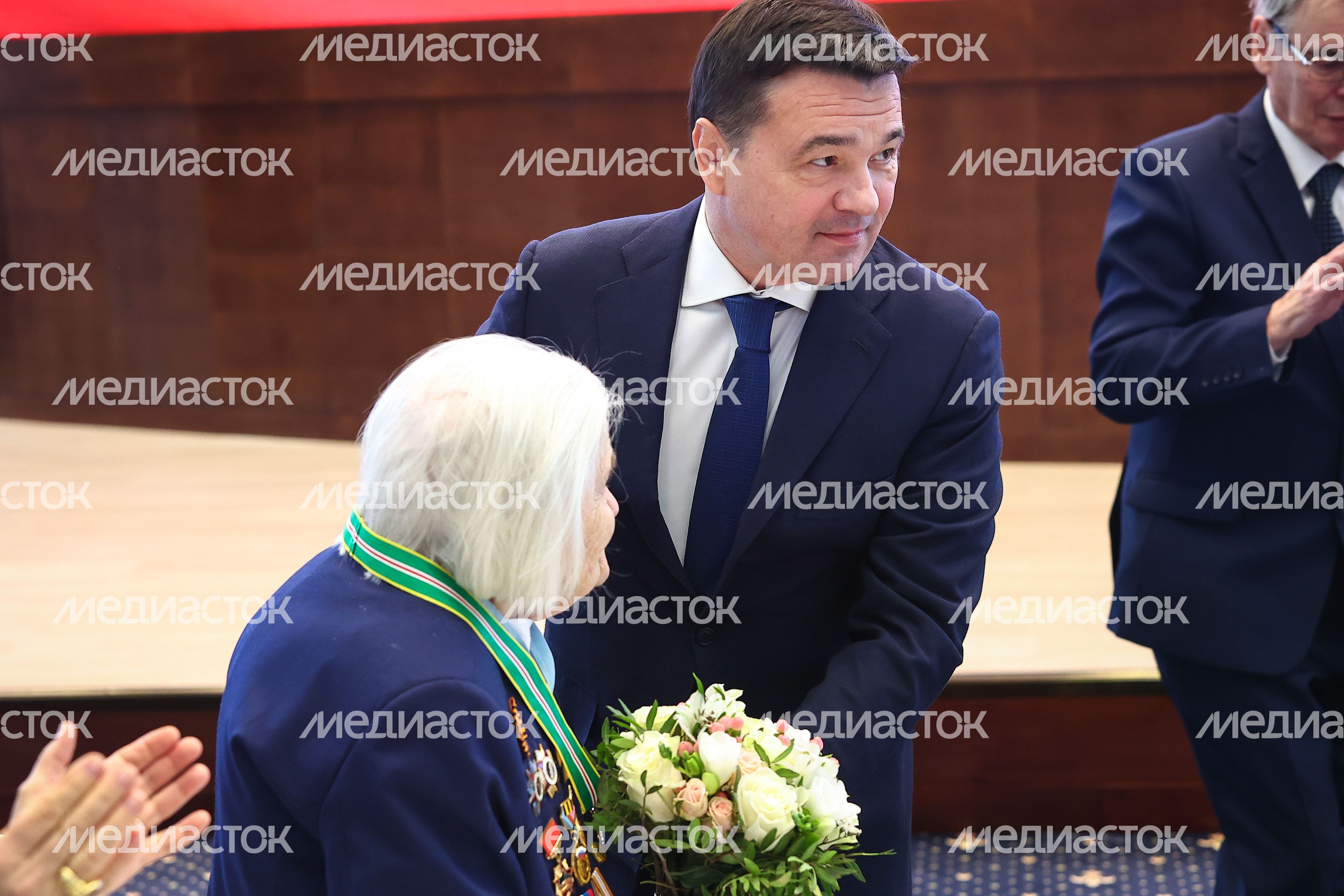 Торжественное мероприятие, посвященное 35-летию совета ветеранов Подмосковья, с участием Губернатора Московской области