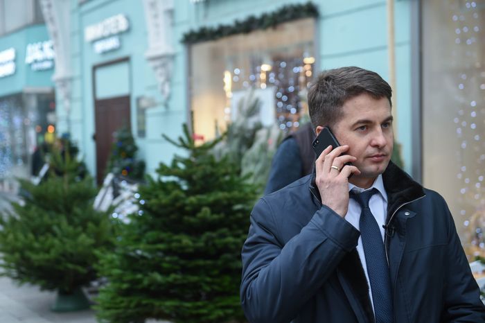Открытие елочных базаров в Москве