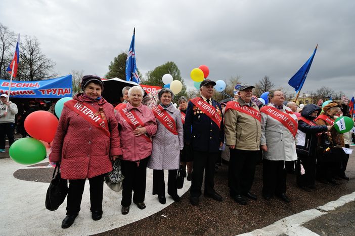 Первомайская демонстрация в Ступино