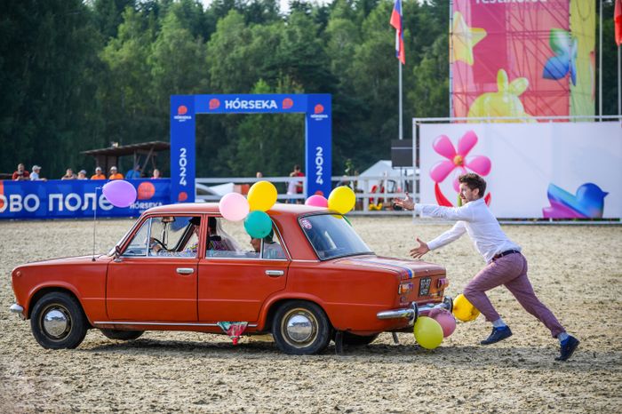 Конный фестиваль «Иваново поле» в Черноголовке