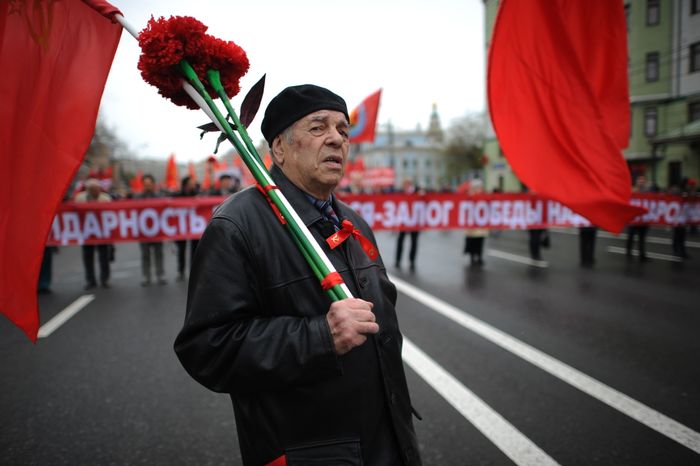 Первомайская демонстрация в Москве