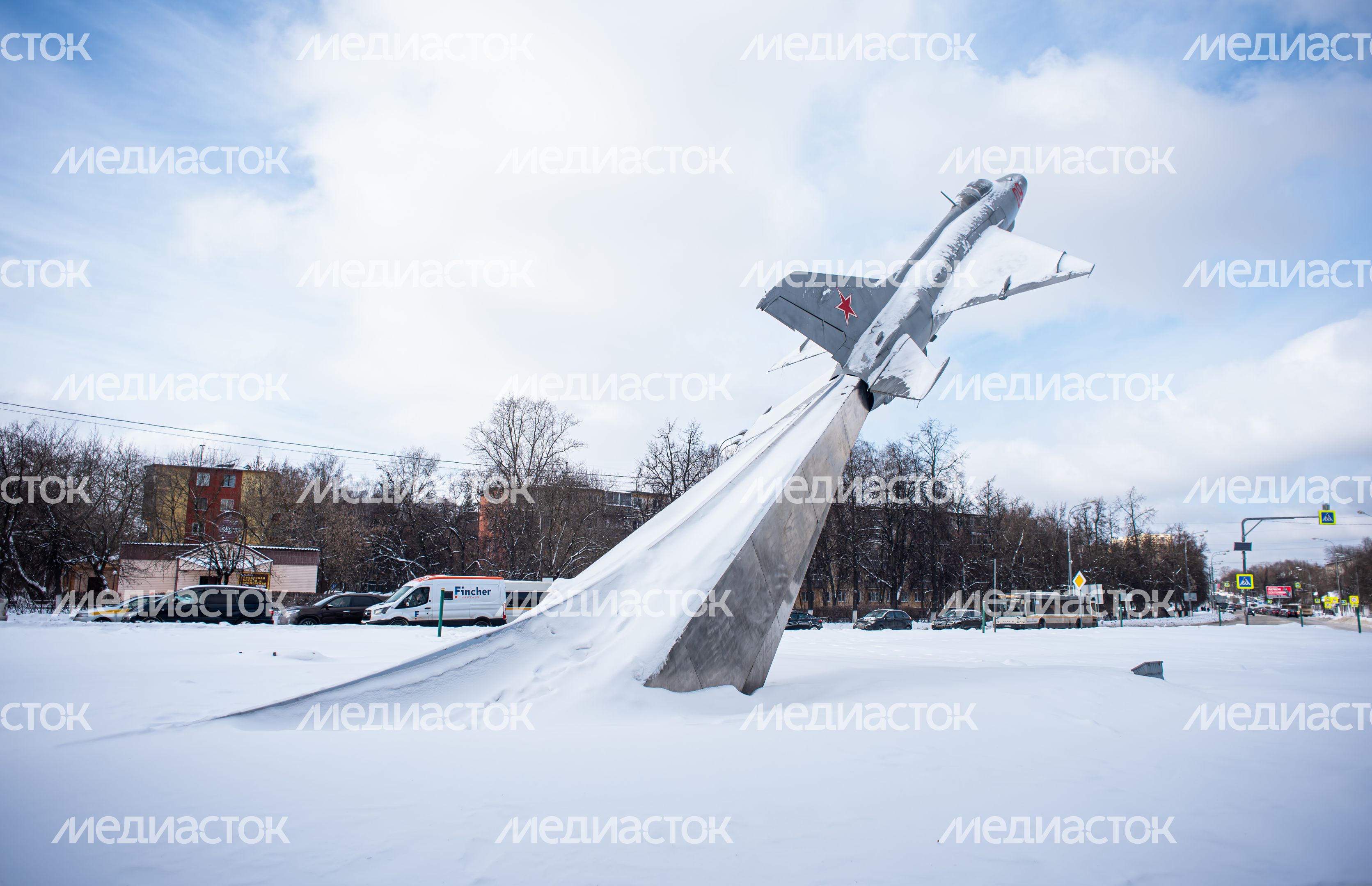 Зимние виды города Жуковский