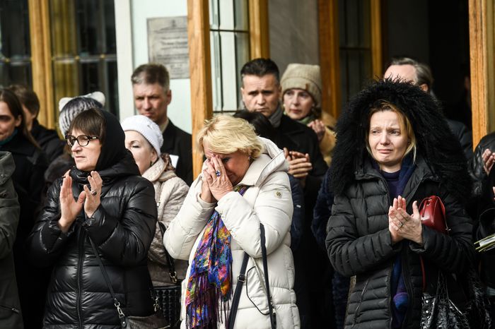 Церемония прощания с народной артисткой РФ Натальей Попович
