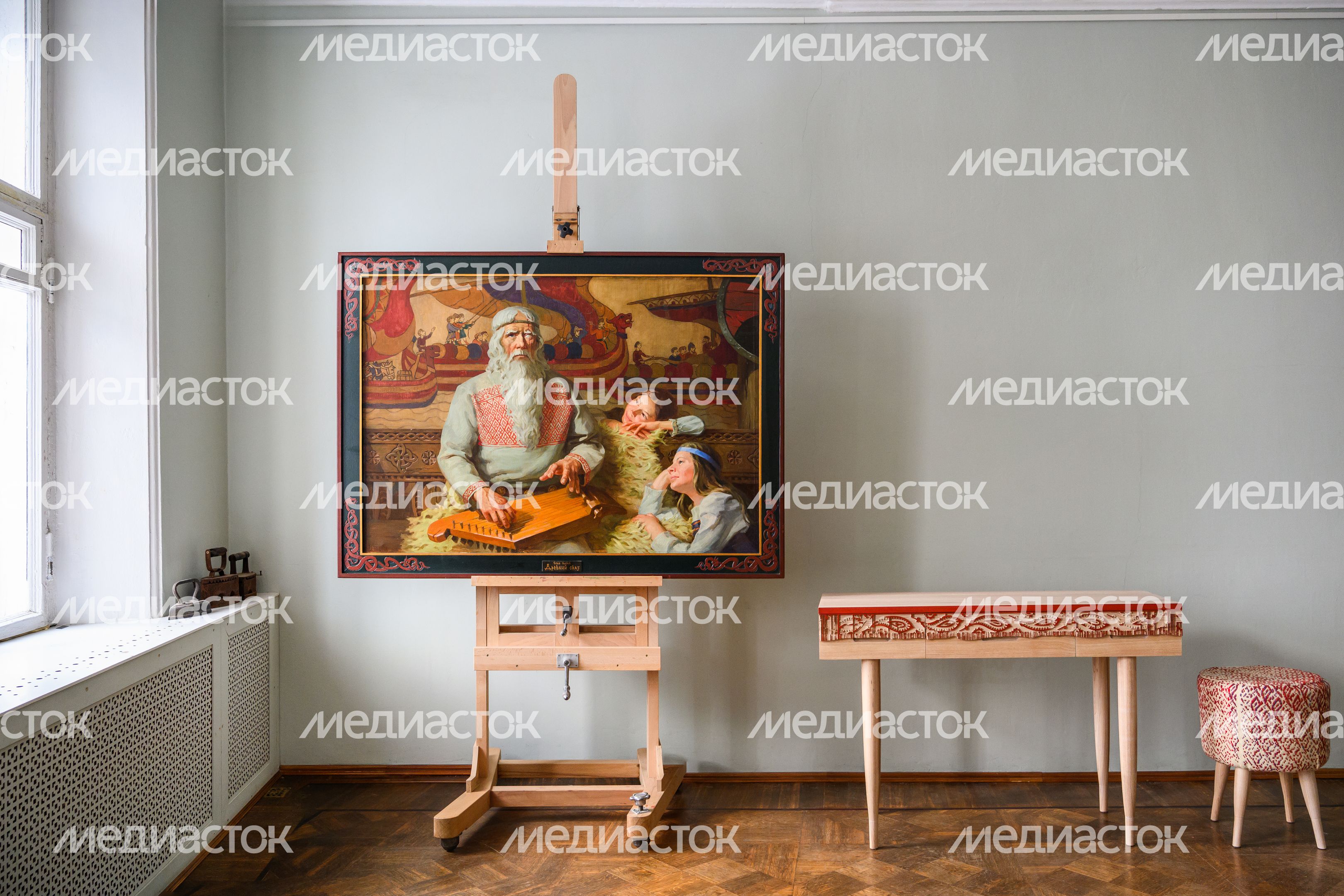В мастерской художников Ильи и Натальи Рожковых в Орехово-Зуевском г.о.