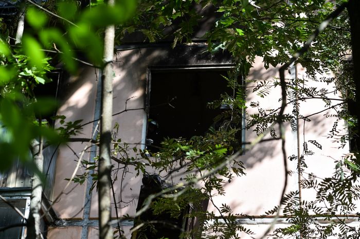 Кадры с места взрыва в доме на улице Проходчиков в Москве