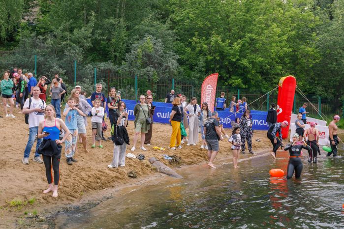 Заплыв на открытой воде Swimcup на Кореневском карьере в Люберцах