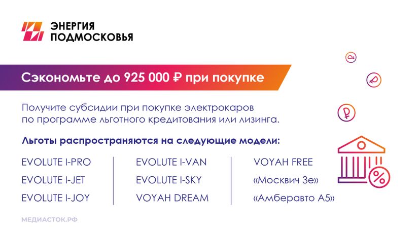 Льготы для владельцев электромобилей горизонталь 05