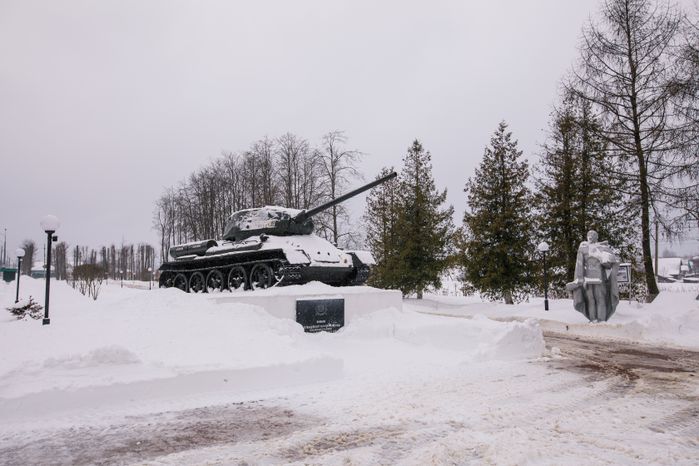 Парк Победы в селе Новопетровское округа Истра