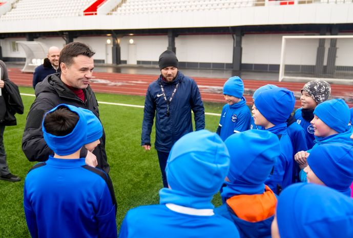 Андрей Воробьев посетил обновленный спорткомплекс "Орион" в Балашихе