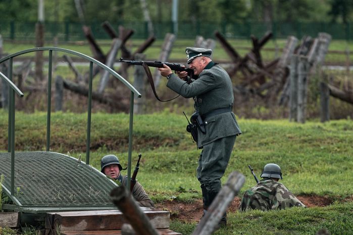 Военно-историческая реконструкция «Первый день войны» у Главного храма ВС РФ в День памяти и скорби