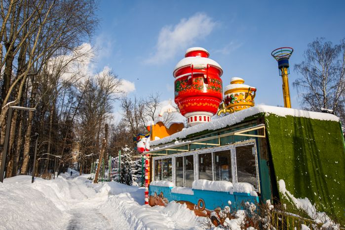 Мытищи. Парк Мира. Зима