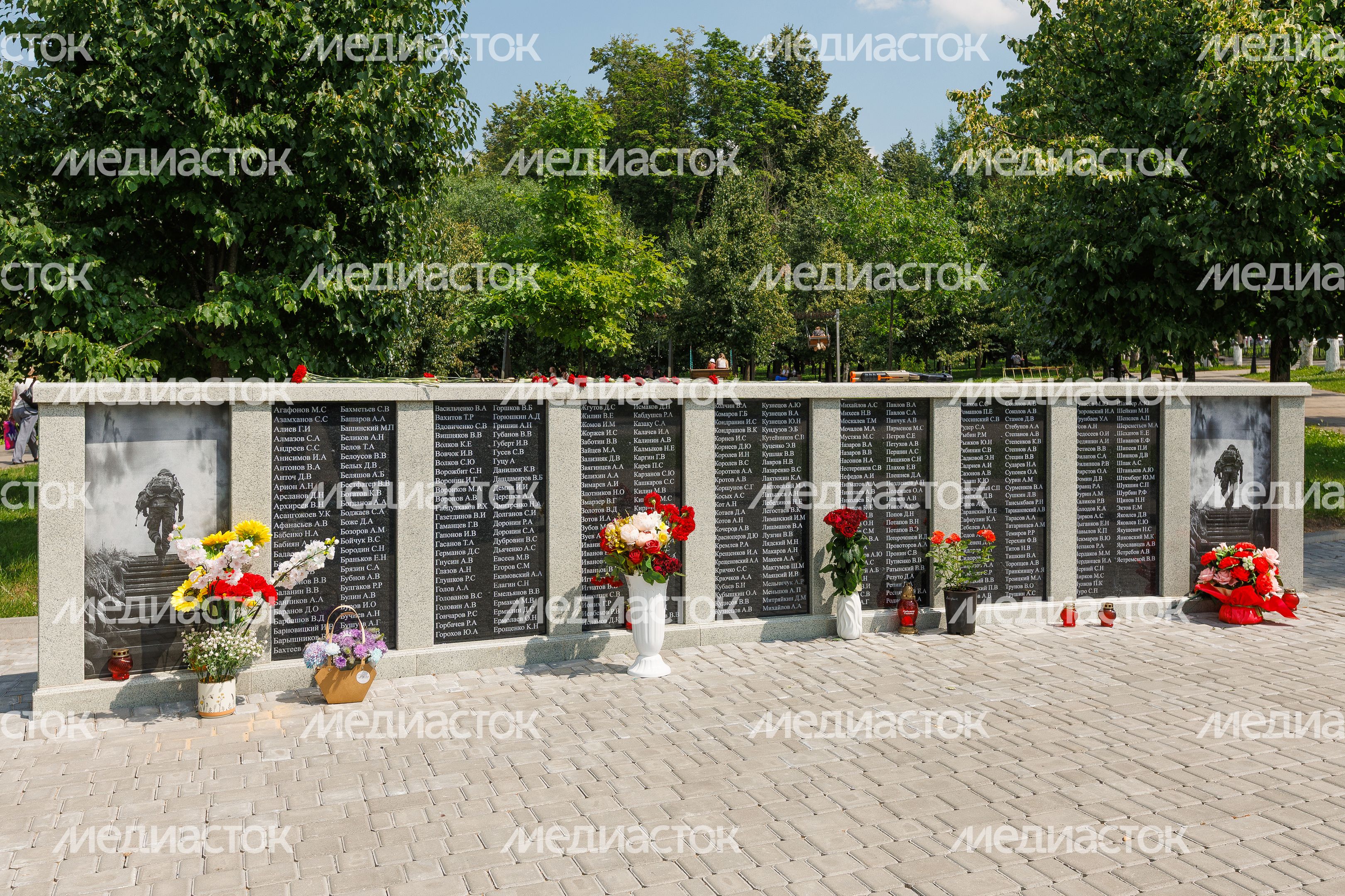 Памятник Героям СВО на улице Загорской в Дмитрове