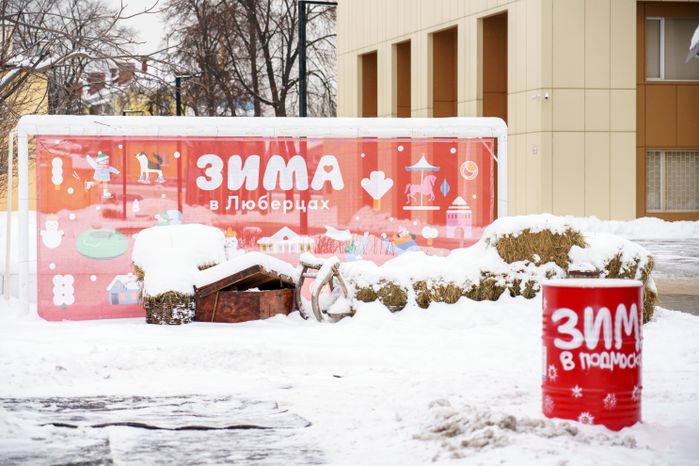 Люберцы. Центральный парк. Зима