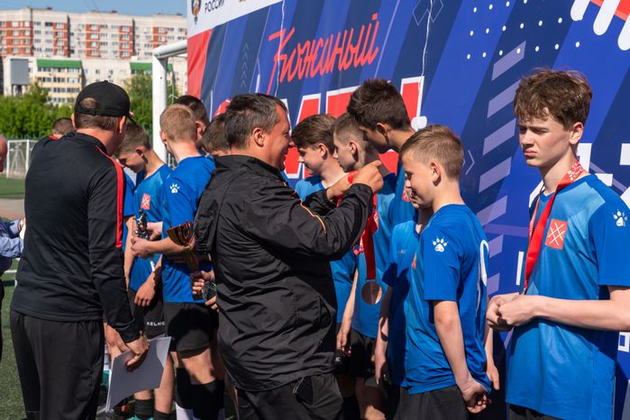 Финал регионального турнира по футболу "Кожаный мяч" в Подольске