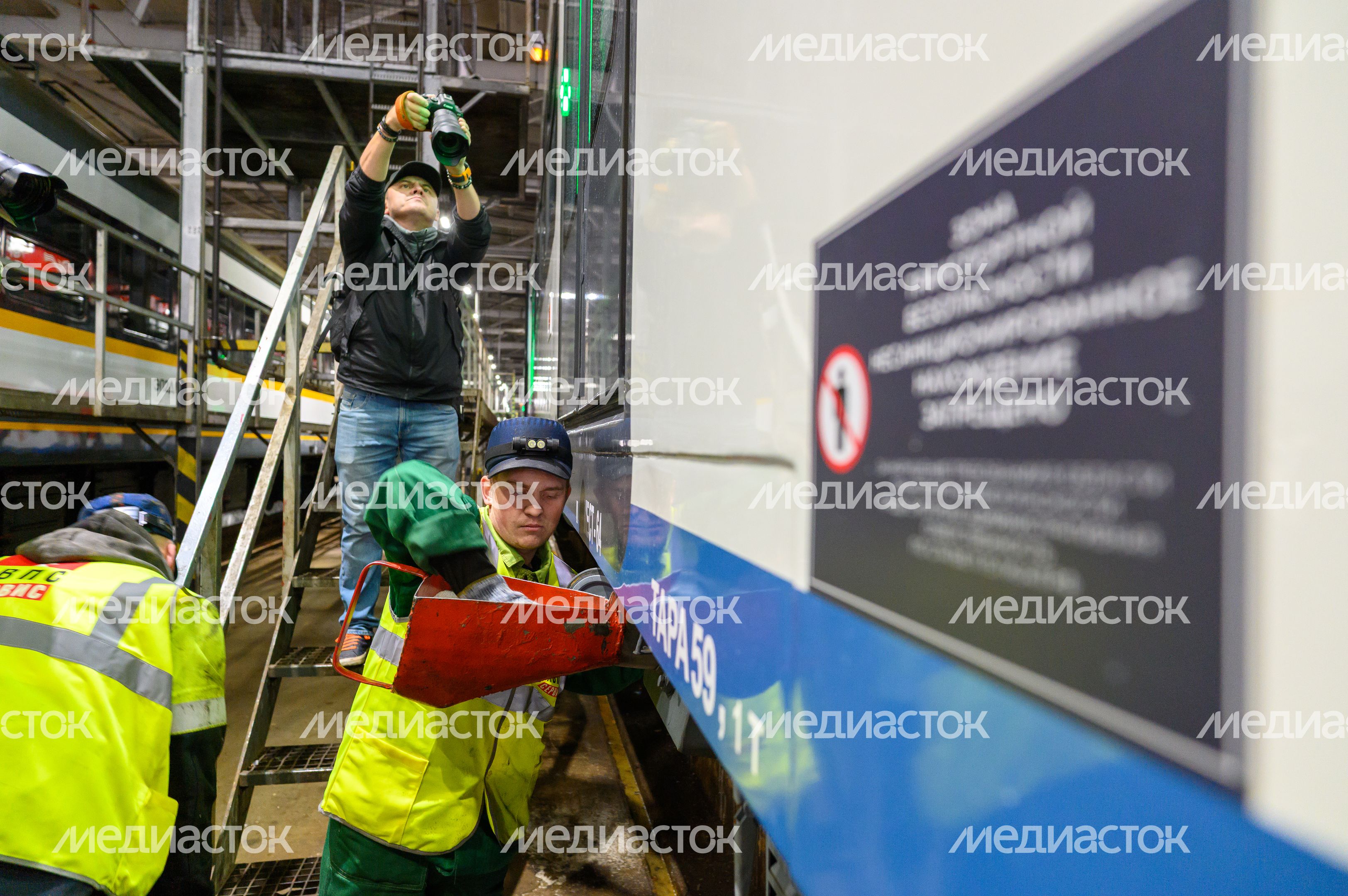 Подготовка поездов МЦД к эксплуатации в зимний период в депо Апрелевка Подготовка поездов МЦД к эксплуатации в зимний период в депо Апрелевка