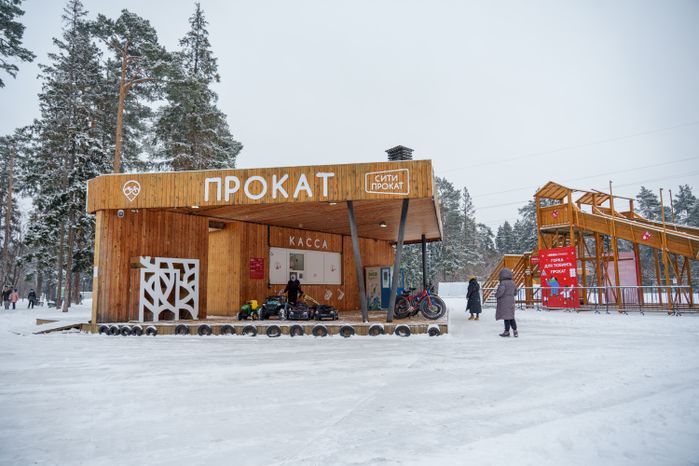 Балашиха. Пестовский парк. Зима