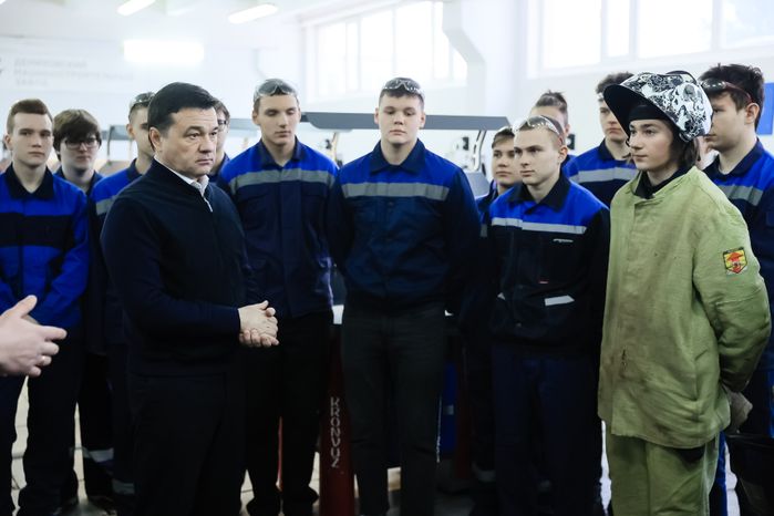Посещение Губернатором Павлово-Посадского Техникума