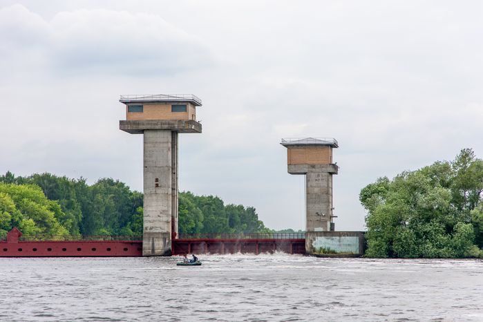 Андреевская плотина в Лыткарино