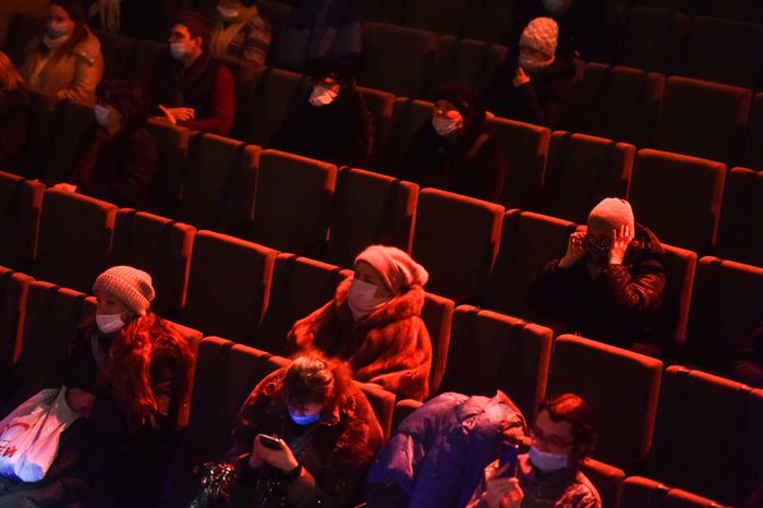 Церемония прощания с актером Валентином Гафтом в театре «Современник» в Москве