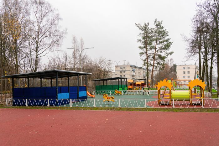 Ложковская средняя школа в п. Майдарово Солнечногорска после капитального ремонта