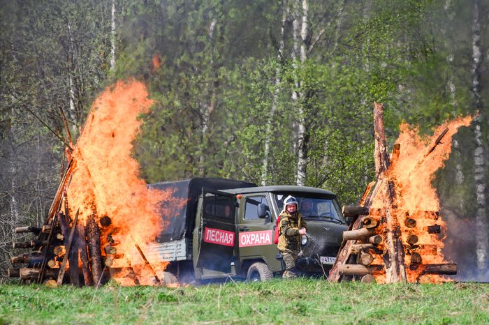 Командно-штабные учения по тушению пожаров в Богородском городском округе