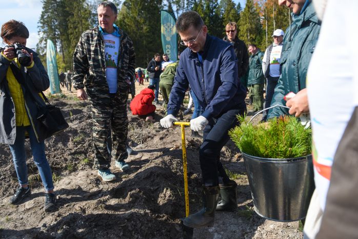 Ежегодная экологическая акция «Наш лес. Посади свое дерево» в Одинцовском городском округе